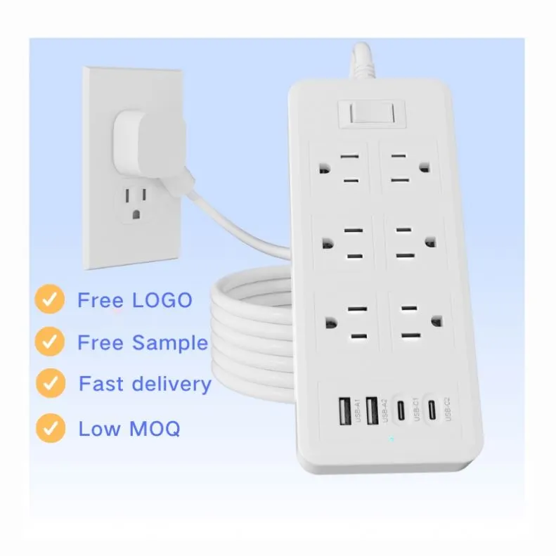 10-in-1 US Plug Power Stráice