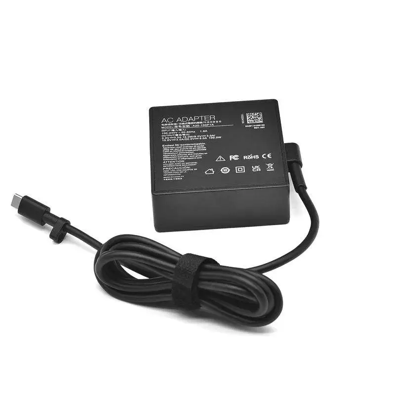 Adaptóir Cumhachta 100W Cineál-C PD USB C 20V 5A do ríomhaire glúine Asus
