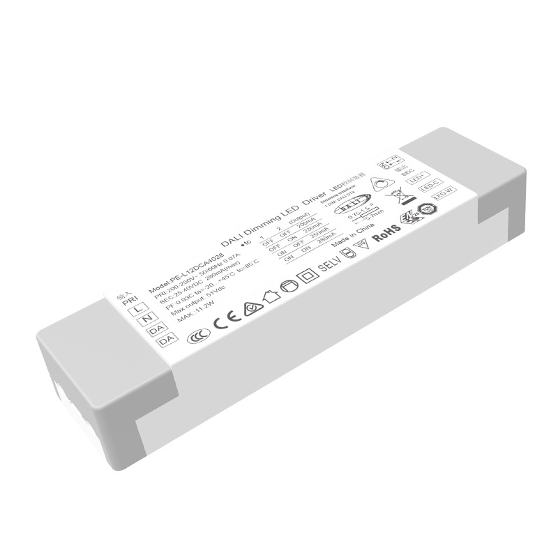12W Constant Current DALI CCT Tiománaí Dimmable LED