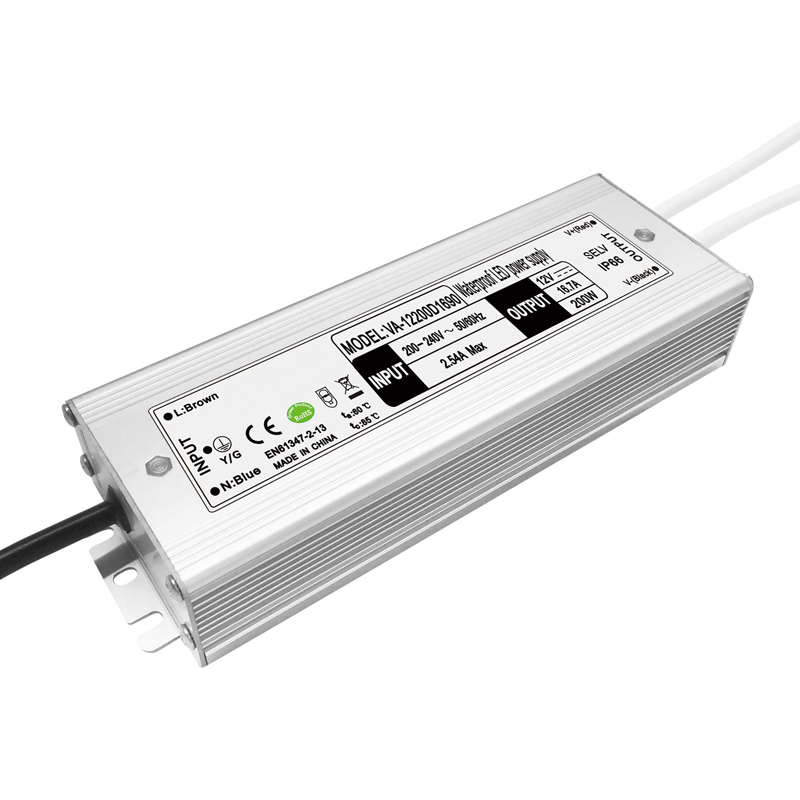 Tiománaí faoi stiúir uiscedhíonach 200W Constant Voltage