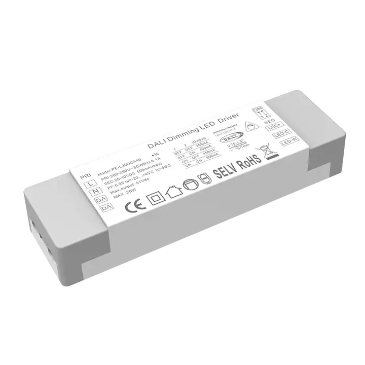 20W Constant Current DALI CCT Tiománaí Dimmable LED