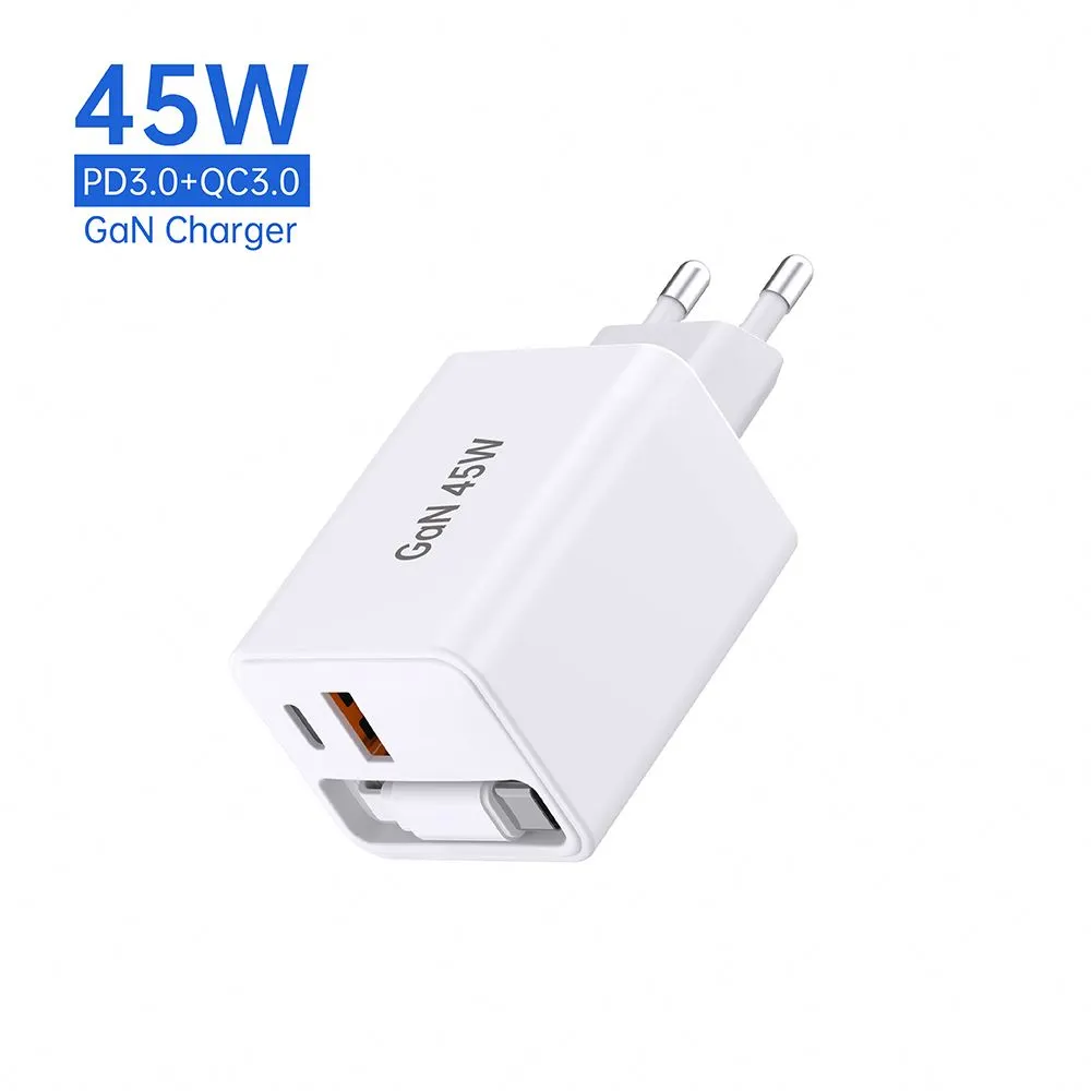 Charger PD Breiseán AC 45W AE le Cábla cineál c inghnóthaithe