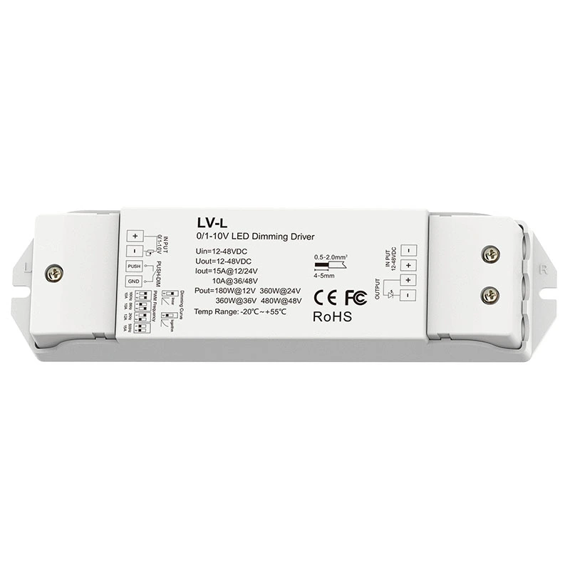480w Push Dim Constant Voltage 0-10V Tiománaí Dimming