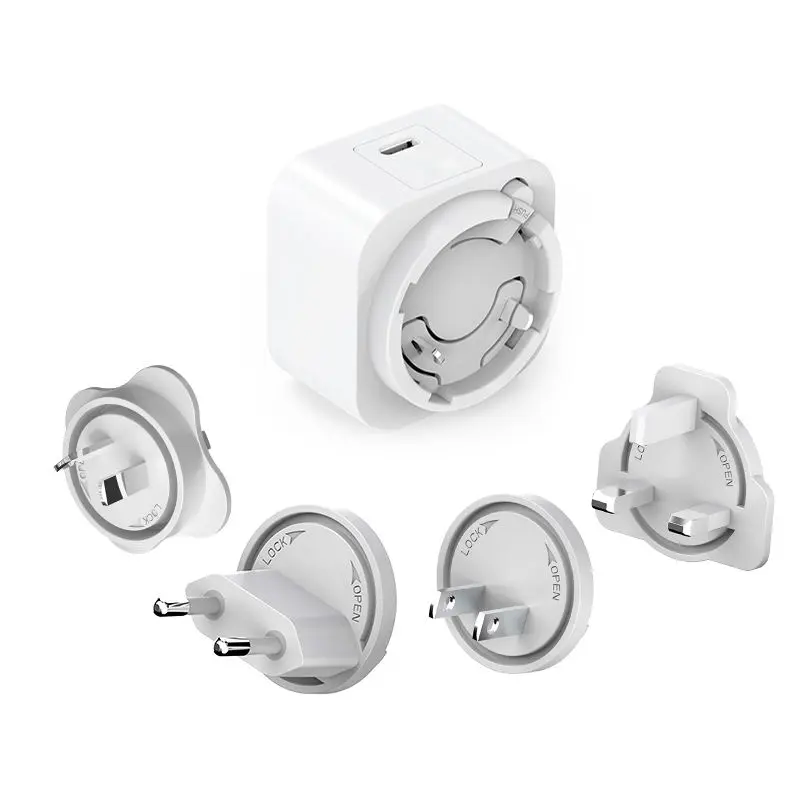 5V 3A Interchangeable AC Plugs Power Adapter
