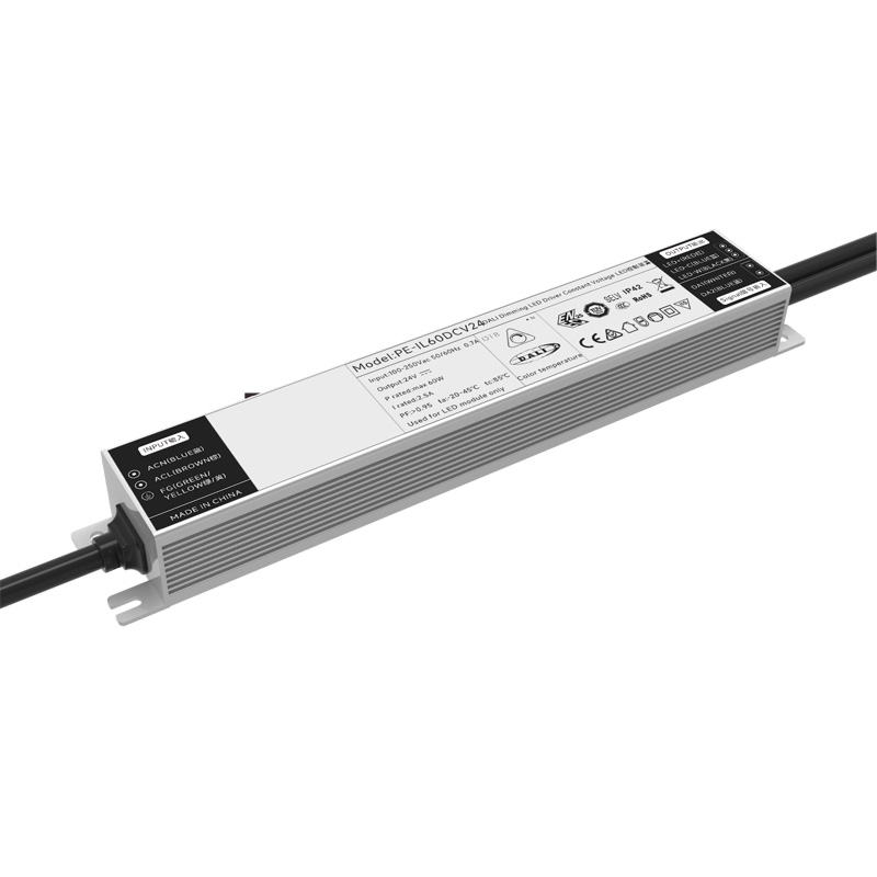 60W Voltas Tairiseach DALI CCT Tiománaí Dimmable LED