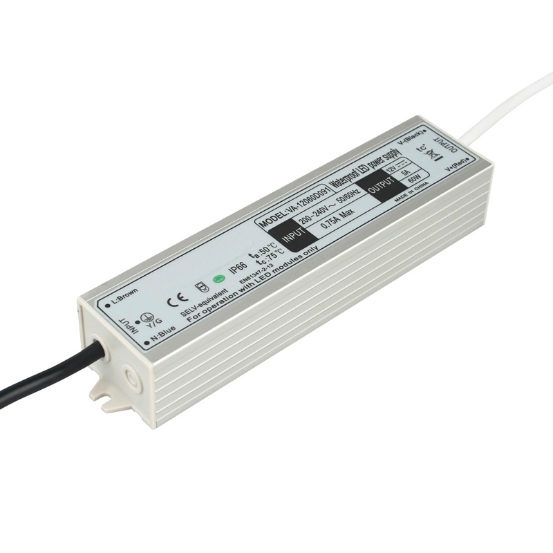 Tiománaí faoi stiúir uiscedhíonach 60W Voltage Tairiseach