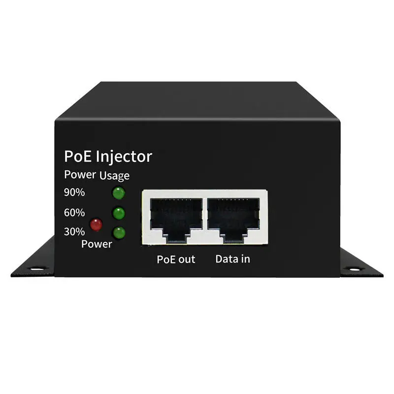 Cás Miotail 90W IEEE802.3bt Gigabit PoE Injector
