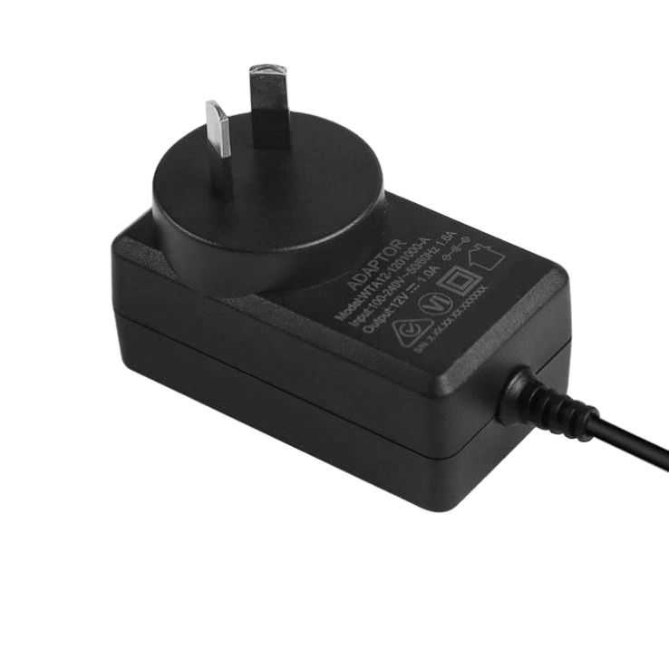 AU RA US EU AC PLUG Adaptor Cumhachta 12W