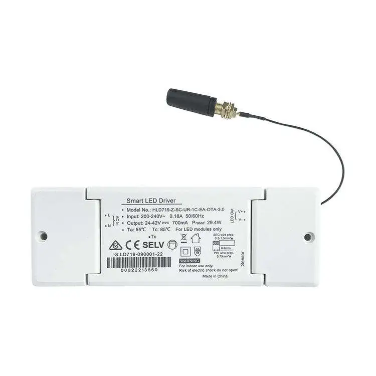 Rialú Gan Sreang Tuya Zigbee 350ma Cct Tiománaí faoi stiúir Dimmable